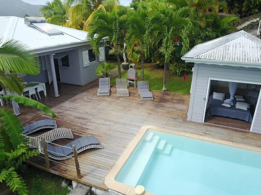 La Charmante Villa Coco Avec Magnifique Vue Mer Le Marin Exterior foto